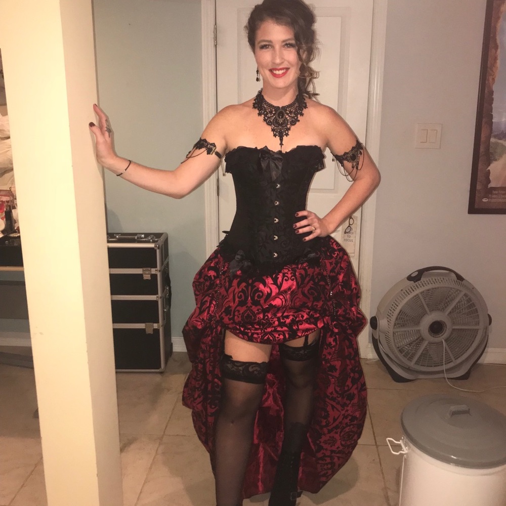 black corset